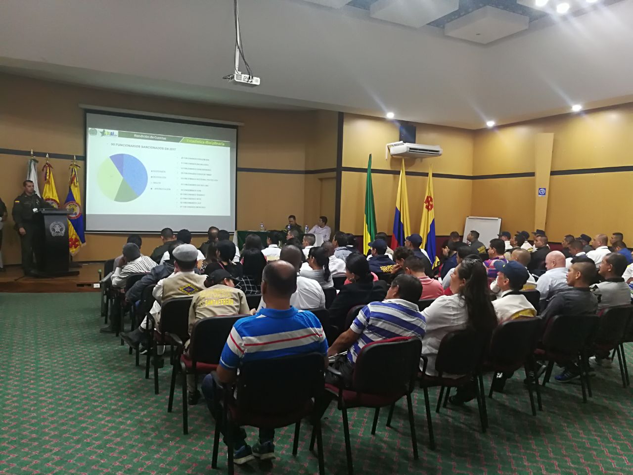 La Policía Metropolitana de Popayán llevo a cabo su Rendición de cuentas vigencia fiscal 2017.