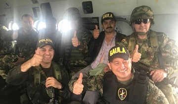 operación de Ejército y Policia se logra rescate de comerciante secuestrado por el Eln