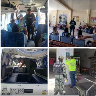 El grupo GAULA de la Policía Cauca trabaja en prevención contra el secuestro y la extorsión en el Patía