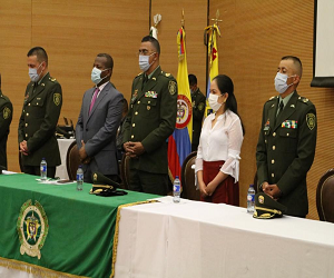 Popayán rindió homenaje a la Policía Nacional