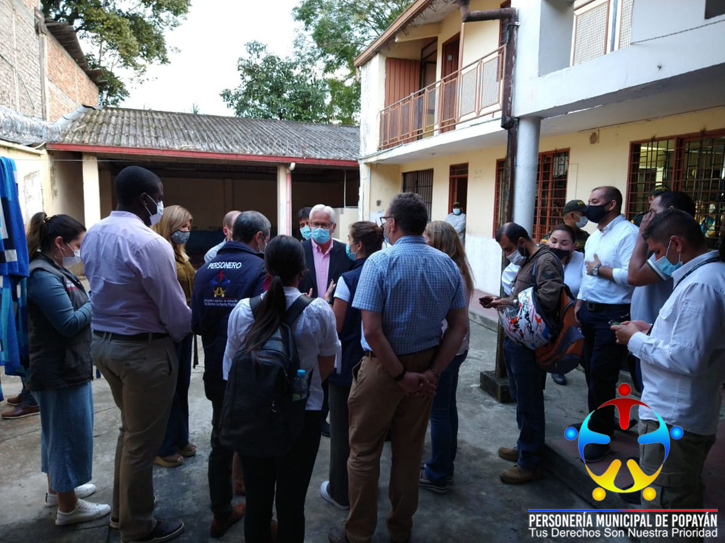 Personería de Popayán acompaña visita de verificación realizada por el Ministerio de Justicia a centros de detención transitoria y estaciones de Policía