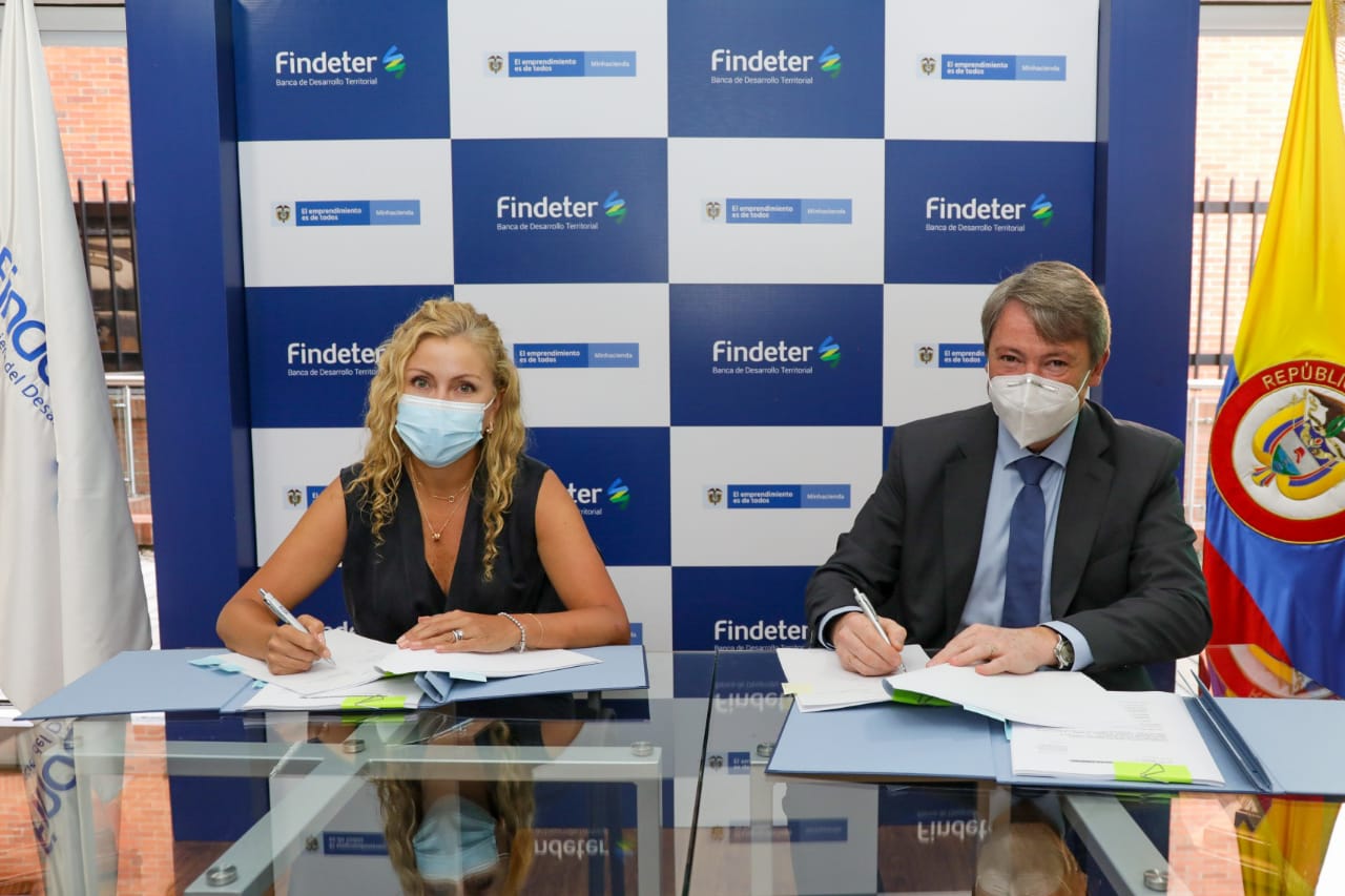 “Findeter y el Banco de Desarrollo Alemán (KfW) firman contrato de préstamo por US$84,9 millones para financiar proyectos de agua, saneamiento básico y residuos sólidos”
