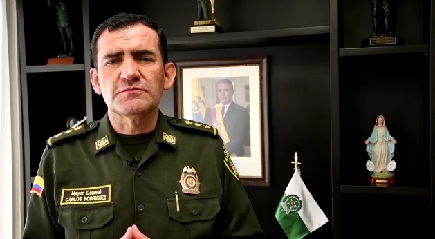 Mayor General Carlos Ernesto Rodríguez Cortés Director de seguridad Ciudadana resalta la labor ejercida durante la Pandemia