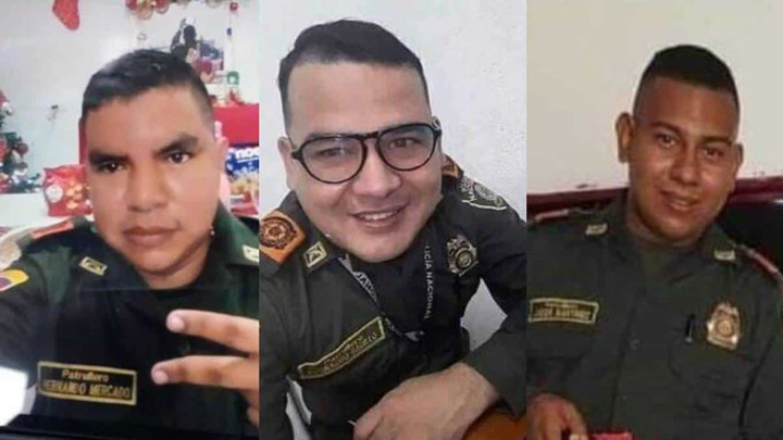 Hirieron a una mujer embarazada y Sicarios asesinaron a 3 policías