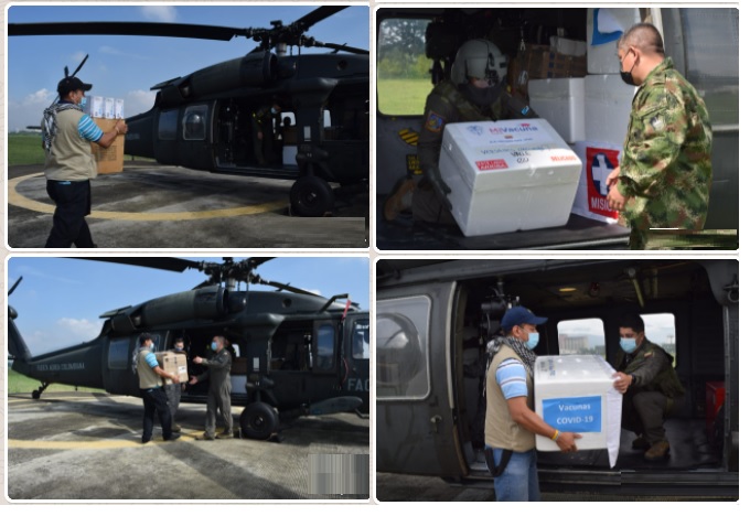 Continúa transporte de vacunas contra COVID-19 a municipios del Valle del Cauca