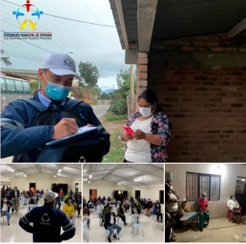 Personería de Popayán realiza seguimiento para la eficiente prestación del servicio de aseo en el sector de Julumito