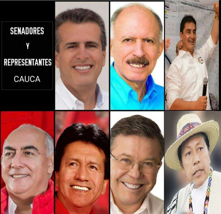 CONGRESISTAS CAUCANOS, AL TABLERO