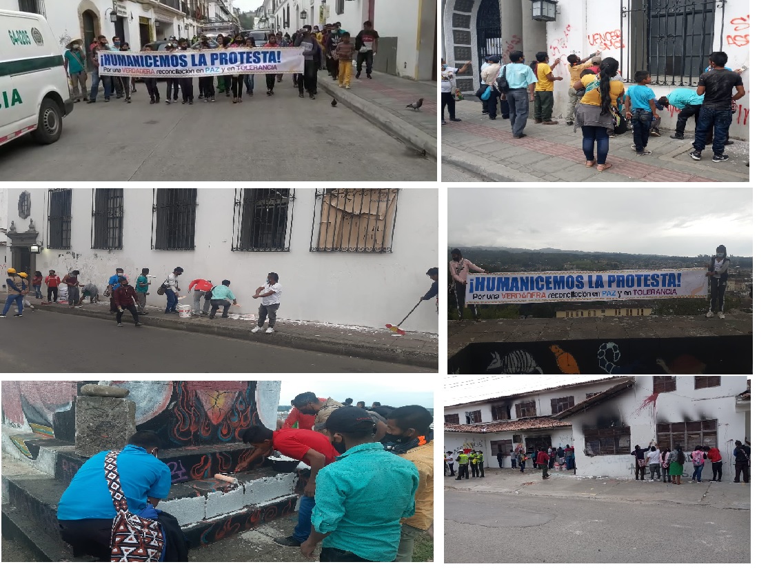 Diana  Perafán  y un gran gesto de solidaridad,  apoyo a Popayán  por los últimos sucesos ocurridos demostrando que existen indígenas que respetan las instituciones