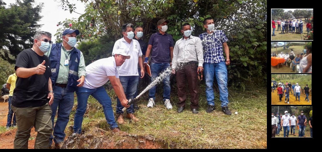 Después de 30 años la Vereda San Rafael y San Antonio gozan del servicio de agua potable