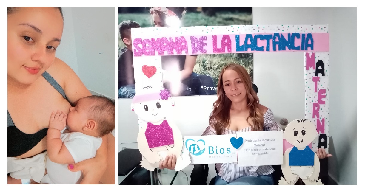 El pecho y la leche materna son necesarios para el ser humano, que nace inmaduro e indefenso, Resalta la Gerente de la I.P.S BIOS Yamile Sulez Gomez en el mes de la lactancia.