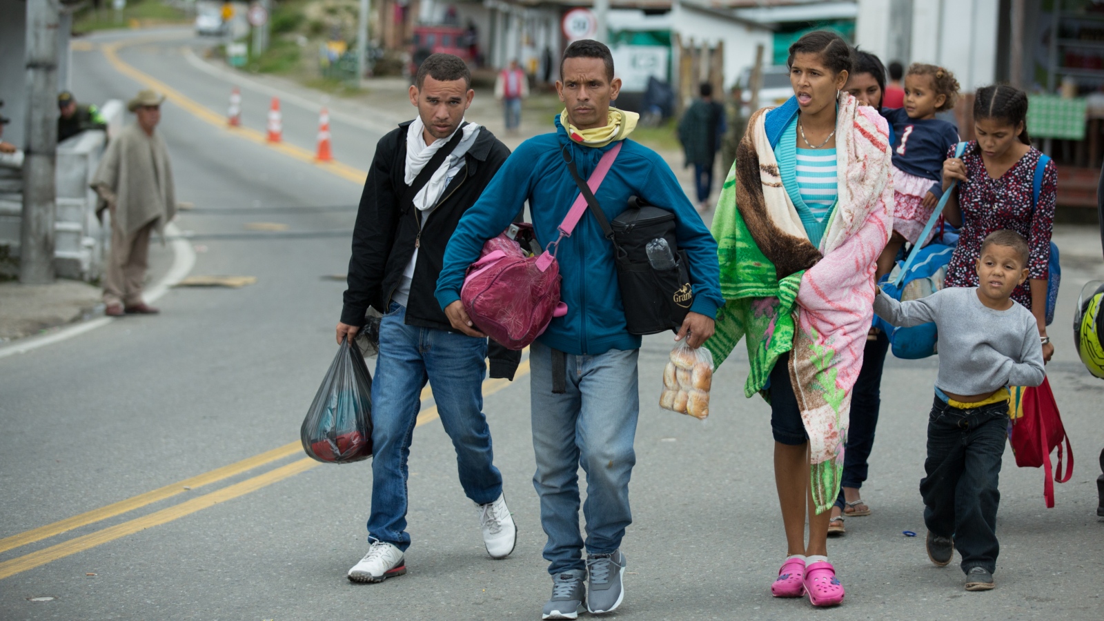 Gran Invasión venezolana en calles de Popayán