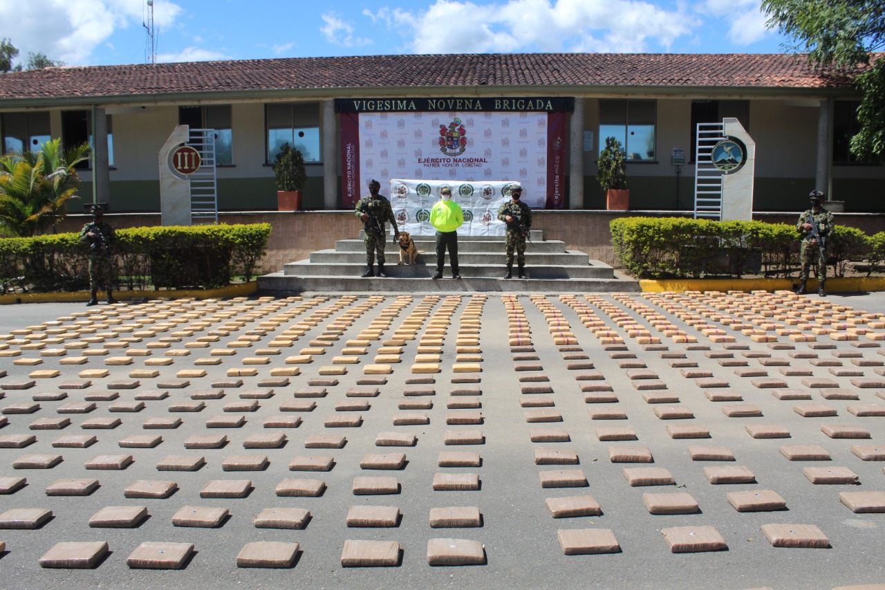 Ofensiva contra el narcotráfico en el departamento del Cauca