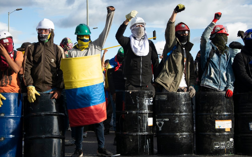 Son Capturados 4 integrantes de la primera línea en Cali