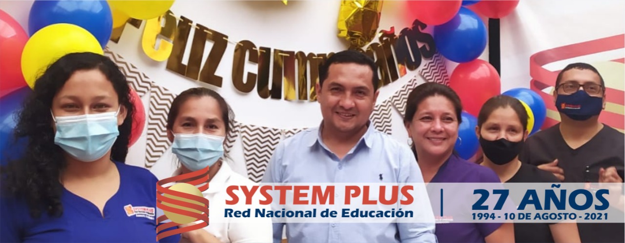 SYSTEM PLUS  Confirma que “La educación es un acto de amor, por tanto, un acto de valor, 27 años brindado Educación a los Caucanos“