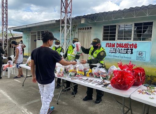 Con un “plan desarme” la Policía Nacional promueve la sana convivencia en Popayán.