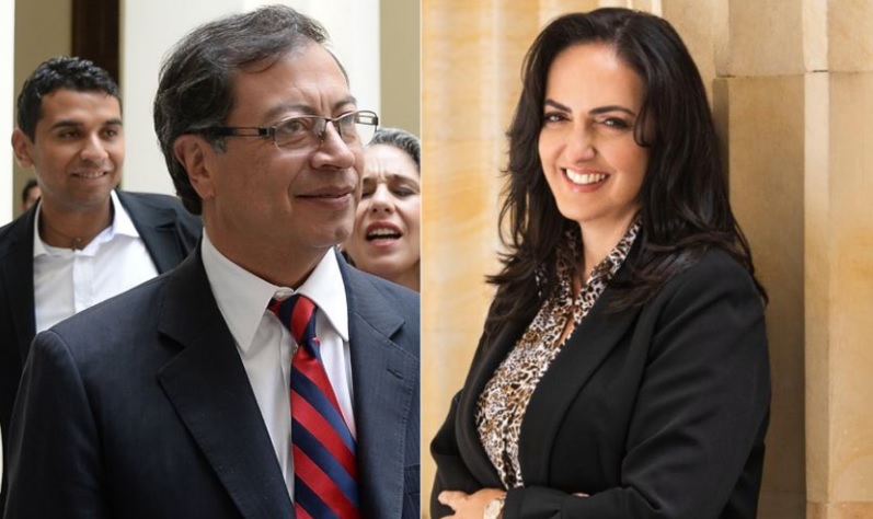 Una de dos: o no conoce la historia, o se la inventa, debate Gustavo Petro y María Fernanda Cabal, resultó de alquilar balcón