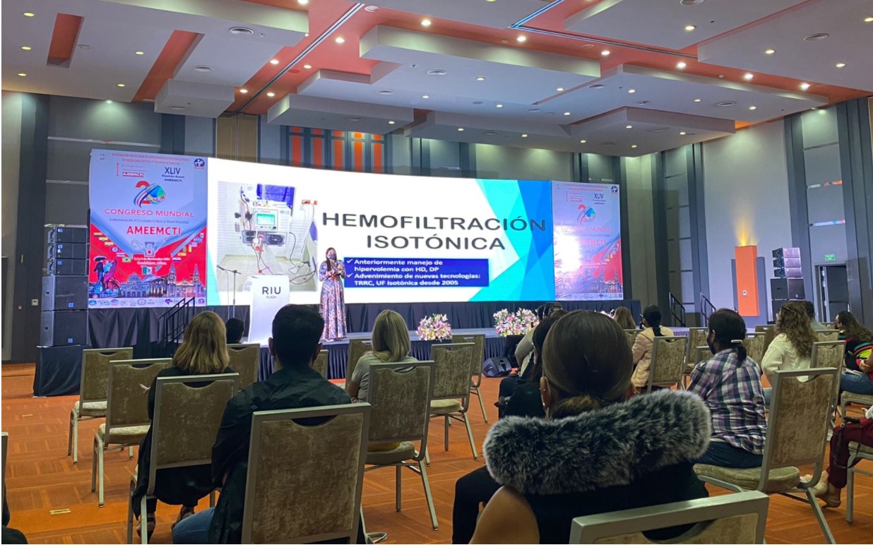 Hospital Universitario San Jose orgulloso de ser Representadopor la  Enfermera de Nefrología Sandra Narváez Martínez en el 2° Congreso Mundial