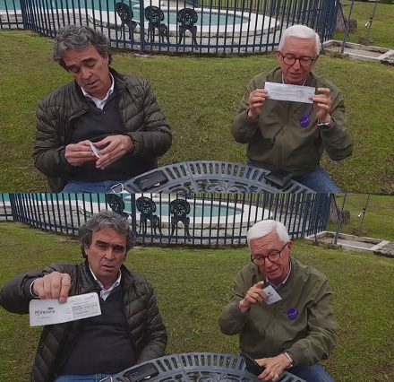 EL BUEN EJEMPLO EMPIEZA POR CASA POR ESO ROBLEDO Y FAJARDO SE VACUNARON CONTRA EL COVI 19 AHORA SU VACUNA ES ENCONTRA DE LA CORRUPCCION