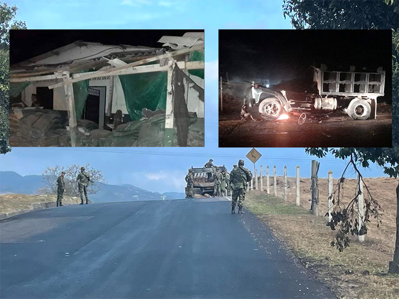 Atacaron  Guerrilleros con explosivos a uniformados en el Cesar y Norte de Santander