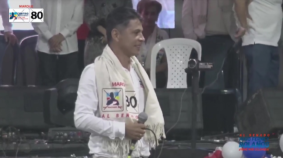 Miles de Personas de Diferentes Regiones del País Acompañaron a HUGO FERNEY BOLAÑOS Candidato al Senado en su Cierre de Campaña