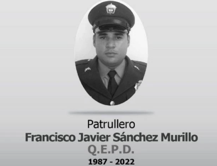 Recompensa :  Ofrecen $100 millones por asesinos del patrullero Francisco Sánchez