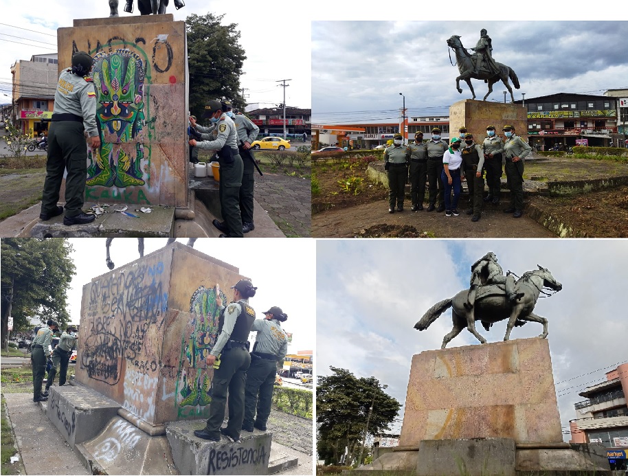 La Policía Metropolitana de Popayán a través de Policía de Turismo adelanto una campaña de prevención, que busca promover la protección del patrimonio histórico y cultural de la ciudad
