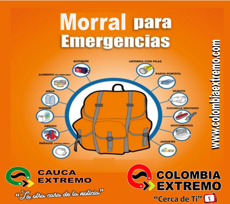 Un Morral de emergencia te permitirá afrontar la crisis después de un terremoto. Asegúrate de tenerla con un kit básico de supervivencia