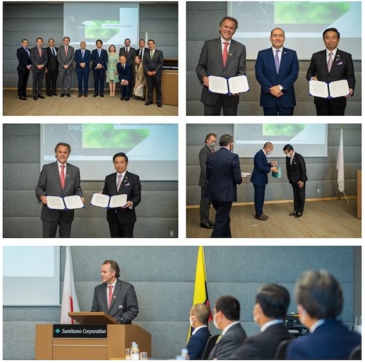 Promigas y Sumitomo Corporation Andes firman acuerdo para promover la movilidad eléctrica con hidrógeno en Colombia