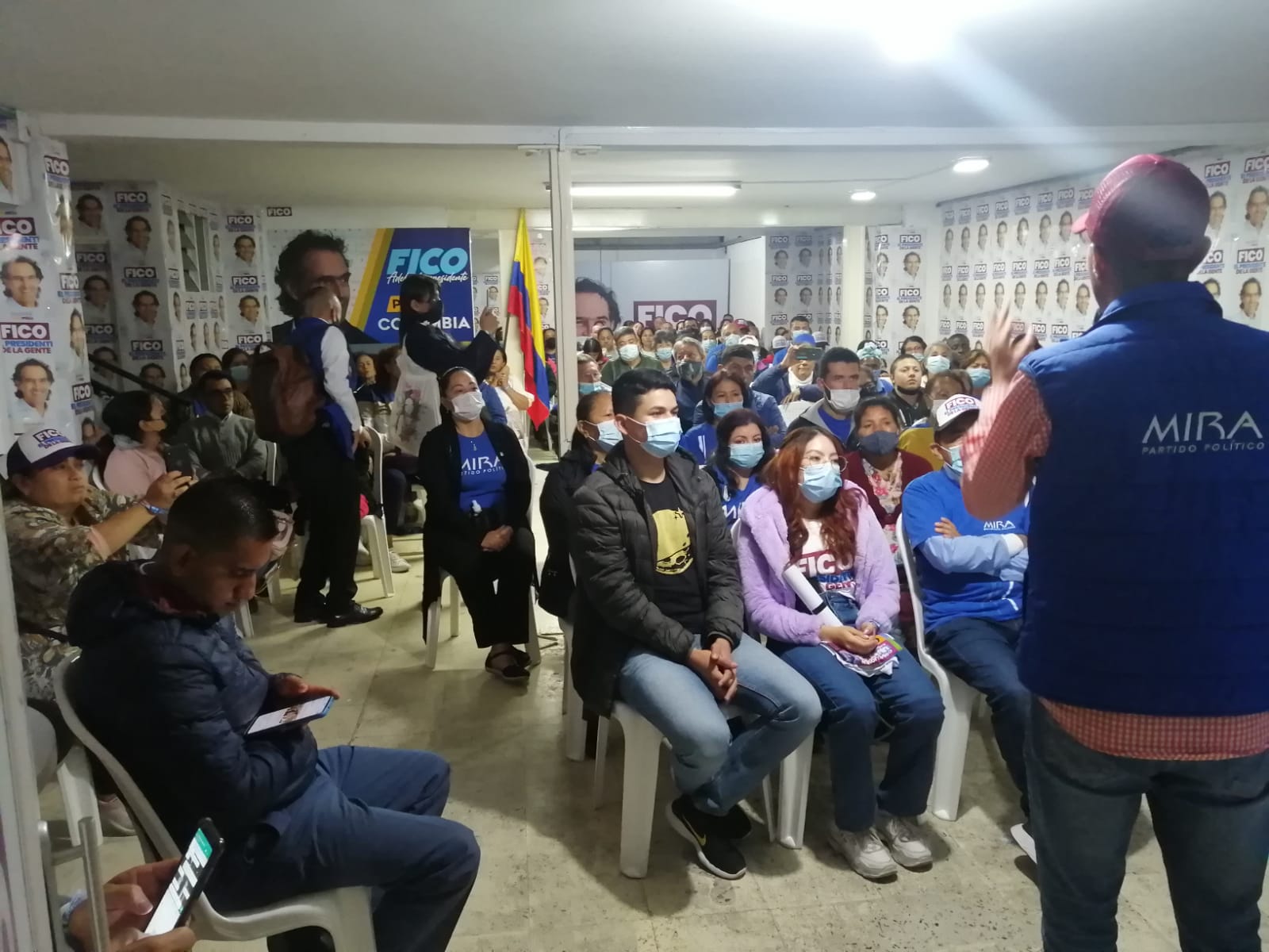 EL MIRA ARRANCA TENIENDO UN ESPACIO EN LA CASA DE LA GENTE DEL CAUCA  Y CONFIRMA TRABAJAR PARA  LLEVAR A FICO Y LARA AL PALACIO DE NARIÑO