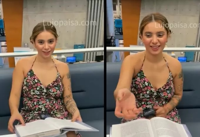“la biblioteca de Eafit” protagonizó video Video Porno .