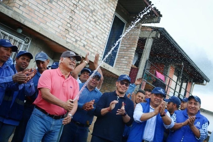 Las Veredas Real Palacé y Bonanza ya cuentan con servicio de agua potable beneficiando a más de 650 personas