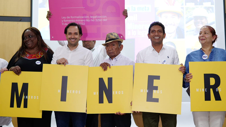 CRC, Gobernación del Cauca y Ministerio de Minas destacan la labor del  “Minero Formalizado”
