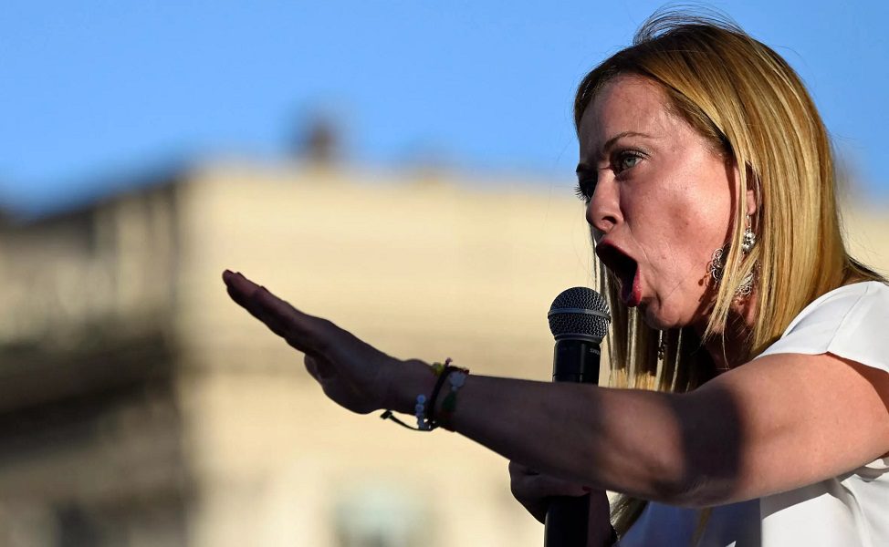 Meloni podría liderar en Italia, el primer Gobierno de ultraderecha desde Mussolini