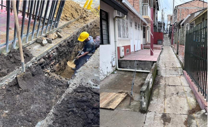 Barrio María Occidente y el Recuerdo beneficiados con obras de la empresa Acueducto y Alcantarillado de Popayán S.A. E.S.P.