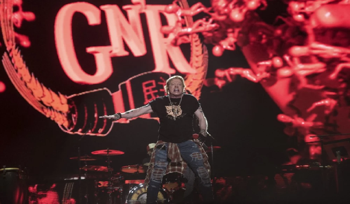 fans ya están en el estadio esperando su concierto, Guns N Roses llegó a Bogotá