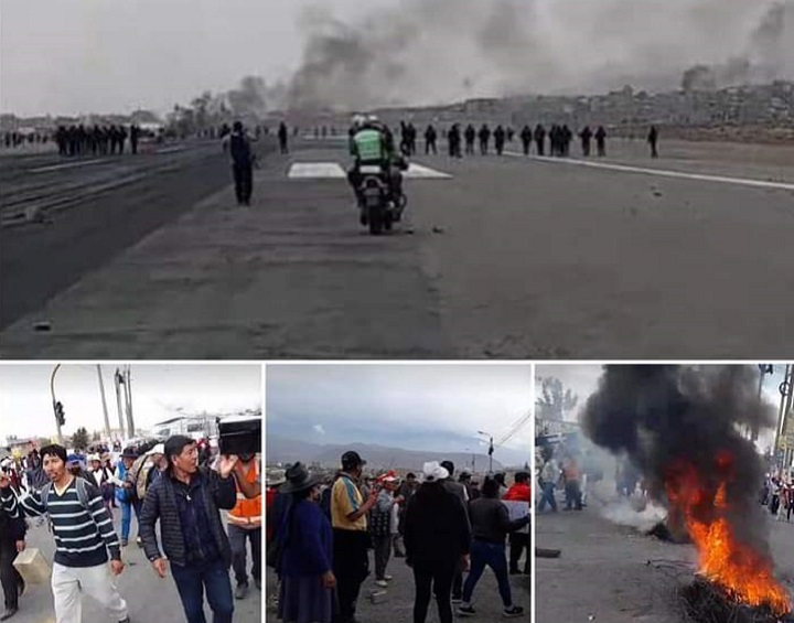 Van cinco muertos tras caos y violencia durante protestas en varias ciudades, Crisis en Perú.