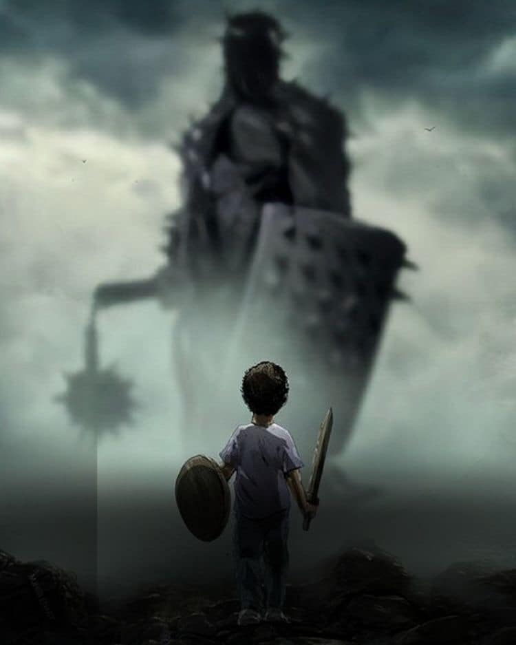 NUNCA OLVIDES QUE SOMOS COMO DAVID