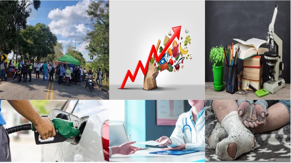 Hay cosecha de Paros y Bloqueos, y los Alimentos están Carísimos