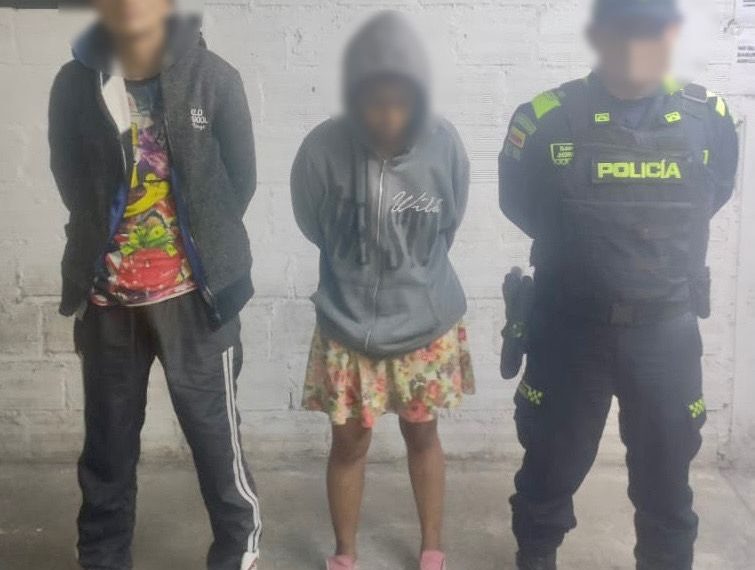 Policía Metropolitana de Popayán capturó a una pareja luego de hurtar en un local comercial.