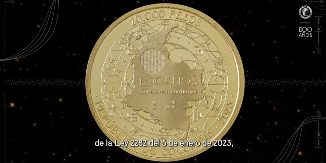 El Banco de la República presenta la moneda conmemorativa de sus 100 años