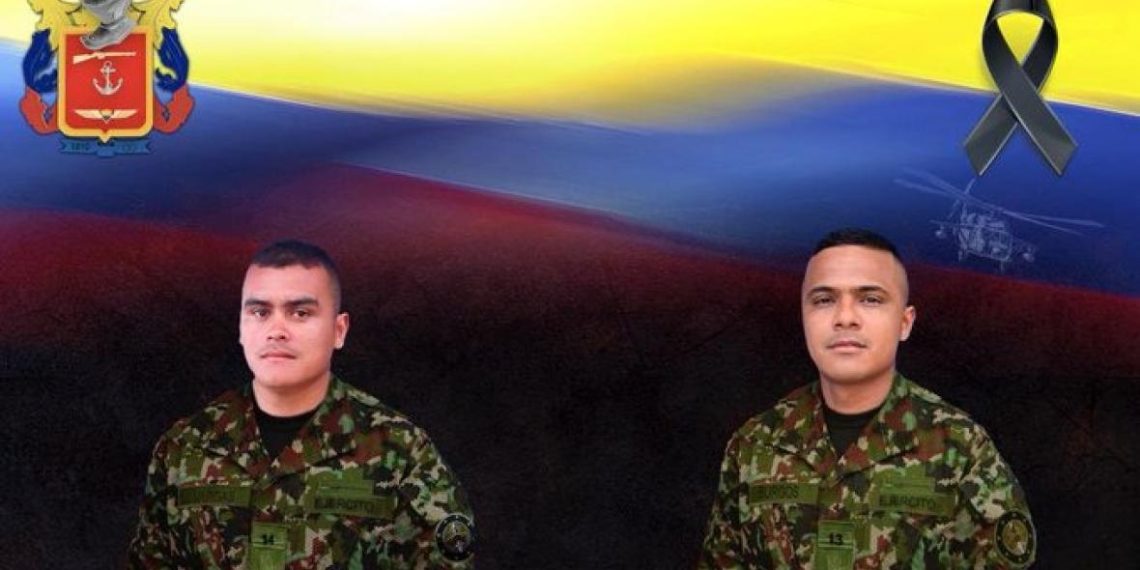 Dos soldados mueren tras combates con disidencias en Nariño