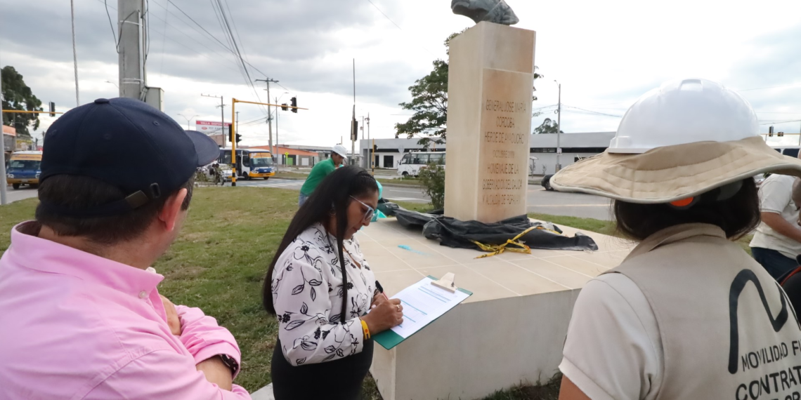 Monumento del General José María Córdoba regresa a Bellavista
