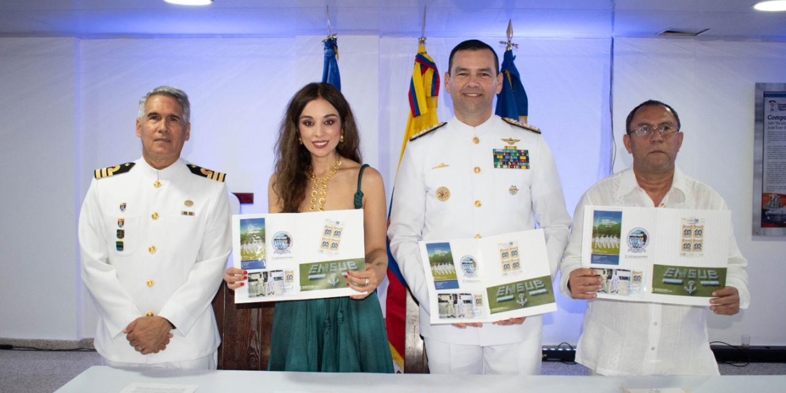 Nueva emisión filatélica conmemora los 90 años de la Escuela Naval de Suboficiales ARC Barranquilla