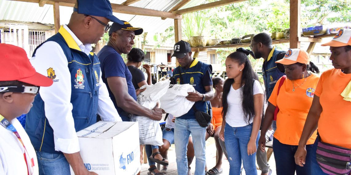 Gobierno Departamental lideró operación de ayudas humanitarias y atención a damnificados de Timbiquí