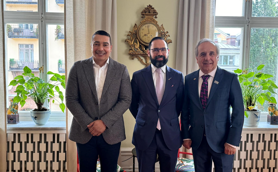 Gobernador Jorge Octavio Guzmán fortalece lazos de cooperación entre Cauca y Suecia para el desarrollo regional