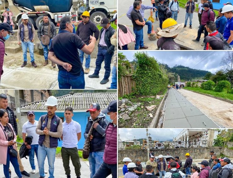 Encaservicio Realizo Seguimiento a la obra “Optimización Redes de Alcantarillado Centro Poblado de Puracé”,