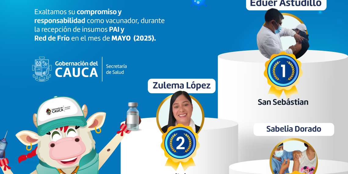 La Secretaría de Salud del Cauca, reconoce la labor de los vacunadores