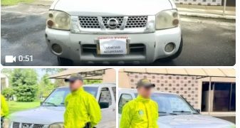 Golpe al hurto de vehículos: Recuperan en el Cauca camioneta robada en el Huila