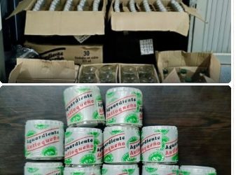 Golpe al contrabando: Incautan 510 botellas de licor en el Terminal de Popayán