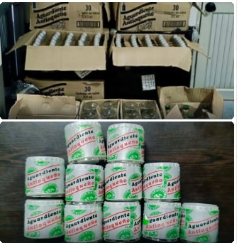 Golpe al contrabando: Incautan 510 botellas de licor en el Terminal de Popayán